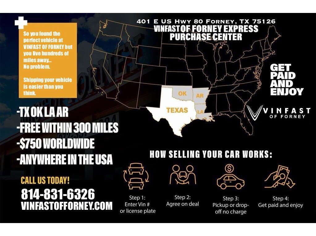 Used 2024 VinFast VF 9 PLUS with VIN RLLV2CJA0RH001128 for sale in Forney, TX