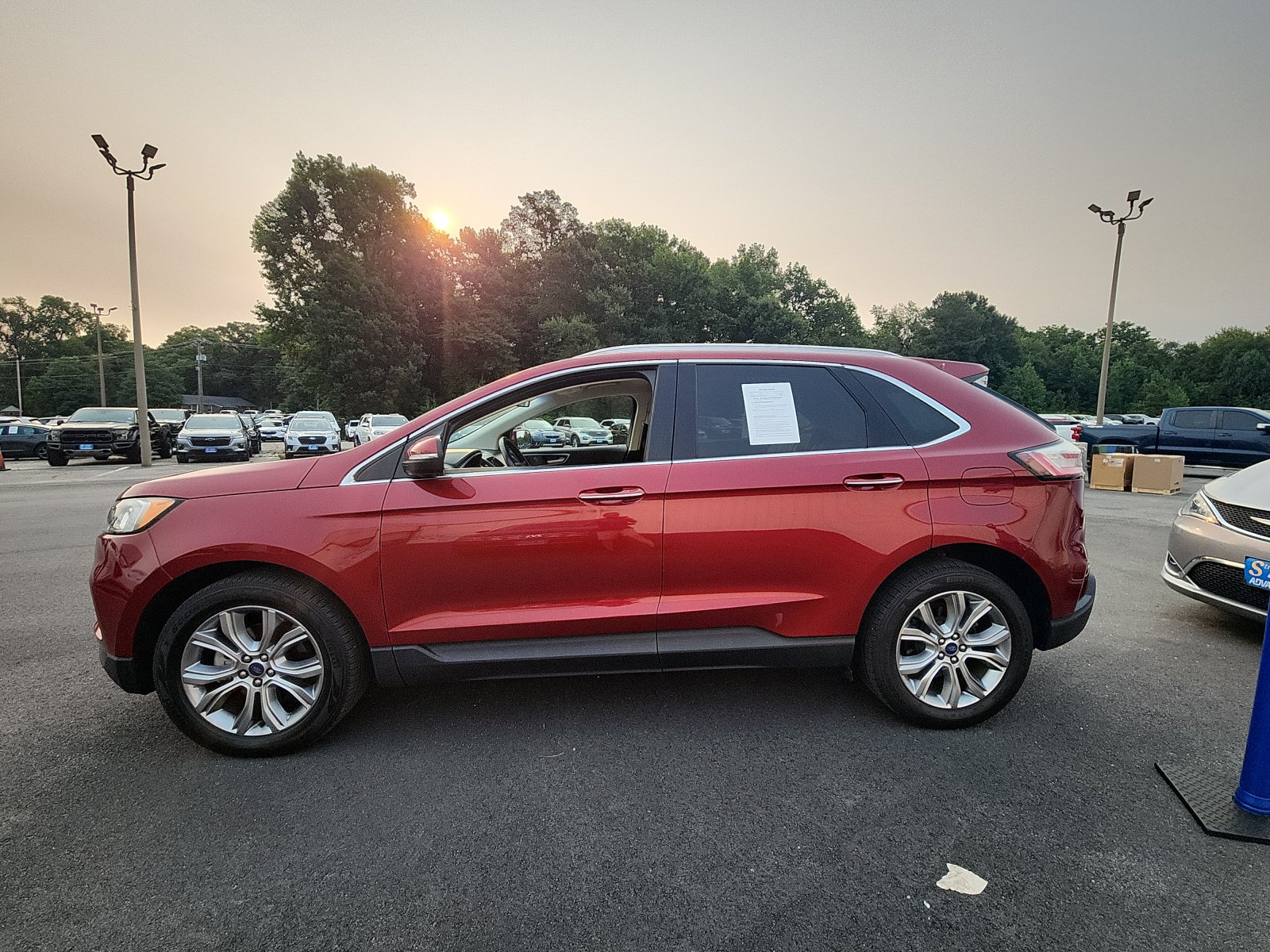 Used 2019 Ford Edge Titanium with VIN 2FMPK3K91KBC25336 for sale in Hopewell, VA